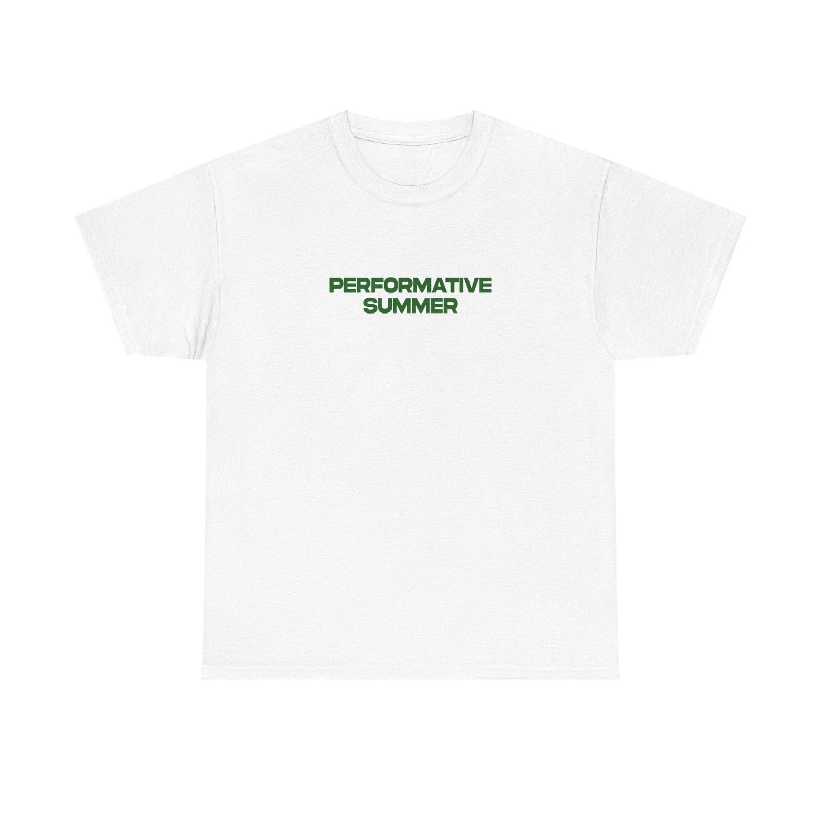 PERFORMATIVE SHIRT Streetwear, casual T-shirts, suitable for both men and women XXL