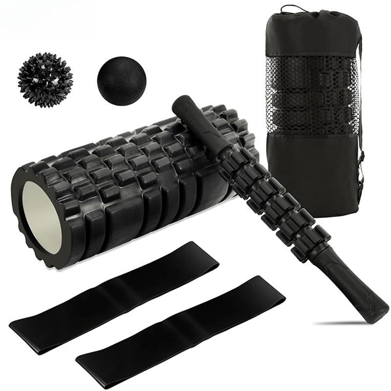 

Foam Roller Pilates Muscle Stretching Relaxation Yoga Pole Massage Stick Set