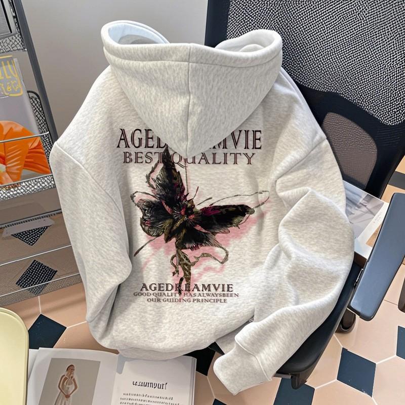 

Women s Velvet Thick Top Warm Hooded Sweatshirt XL