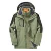 Outdoor Windproof 3-in-1 Detachable Mountaineering Suit with Two-Piece Fleece Liner