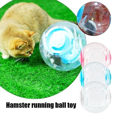 Hamster Laufball Transparent Kleintier Mäuse Joggen Bewegung Belüftung Ratte Ball Haustier Zubehör J2F3
