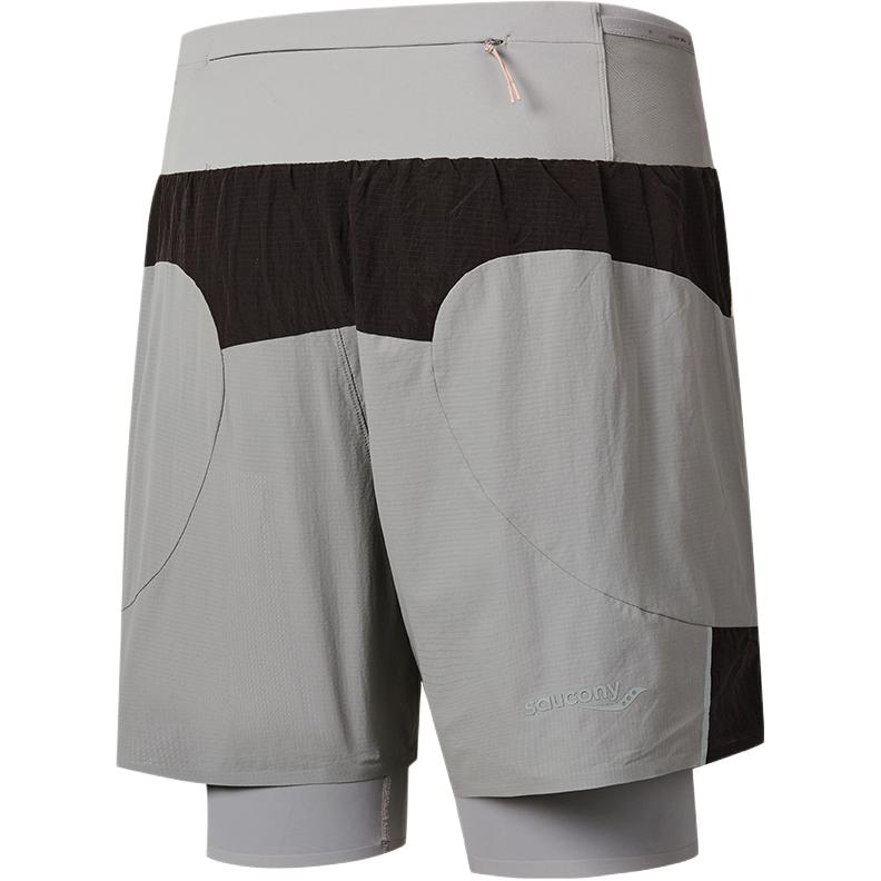 SAUCONY Nathan Bell Series Running Training Fashion Soft Comfortable Casual Sports Shorts Unisex Shorts Gray SA2259DP41C-GR208