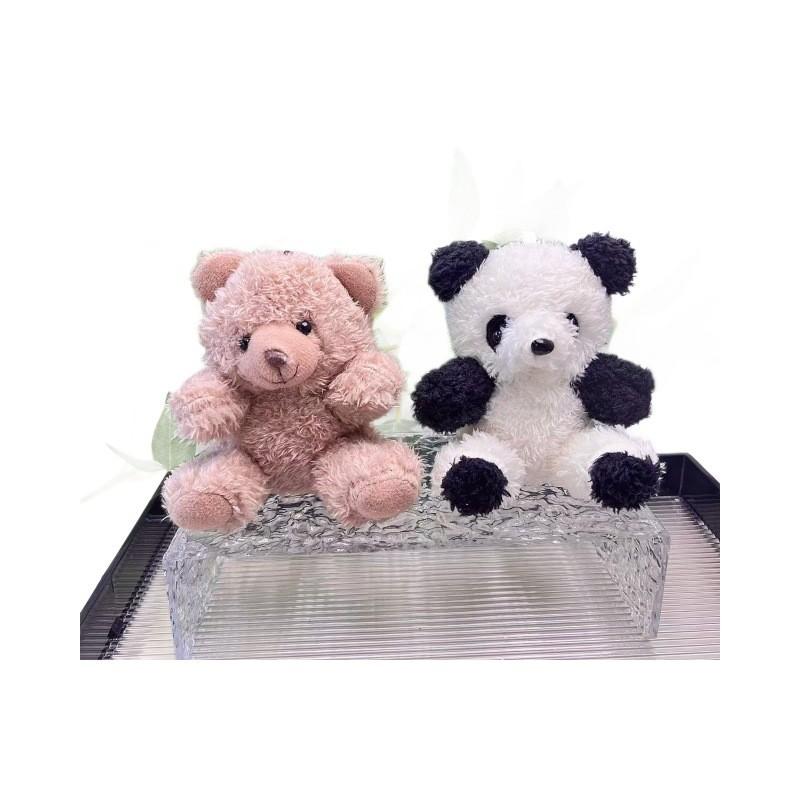 Cartoon Whimsical Panda Plush Pendant Soft Keychain Lovely Bear Gift For Ages All
