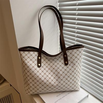 Bag Women's Personality New Trendy Niche Design Simple Hand Shoulder Bag Large Capacity Tote Bag