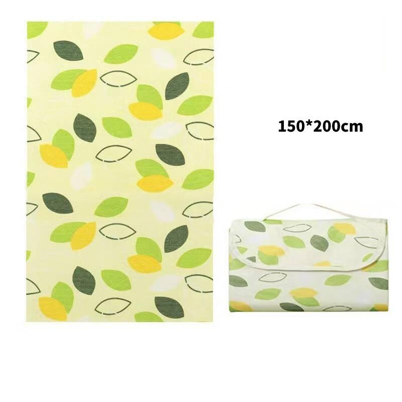 

Пикник Открытый Коврик Утолщенный Дизайн Пляж Весенние Прогулки Кемпинг Водонепроницаемые Коврики 150*200cm белый