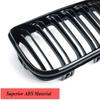 2015-2017 Racing Grille For BMW F20 F21 120i LCI 1 Series 2015 2016 2017 Glossy Black Front Kidney Grill Grille Sports Slat