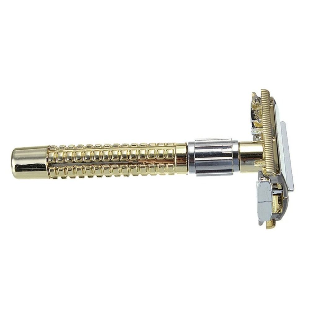 Double Edge Handle Razor Stainless Steel Facial Shave Exquisite Safety Razor Barber