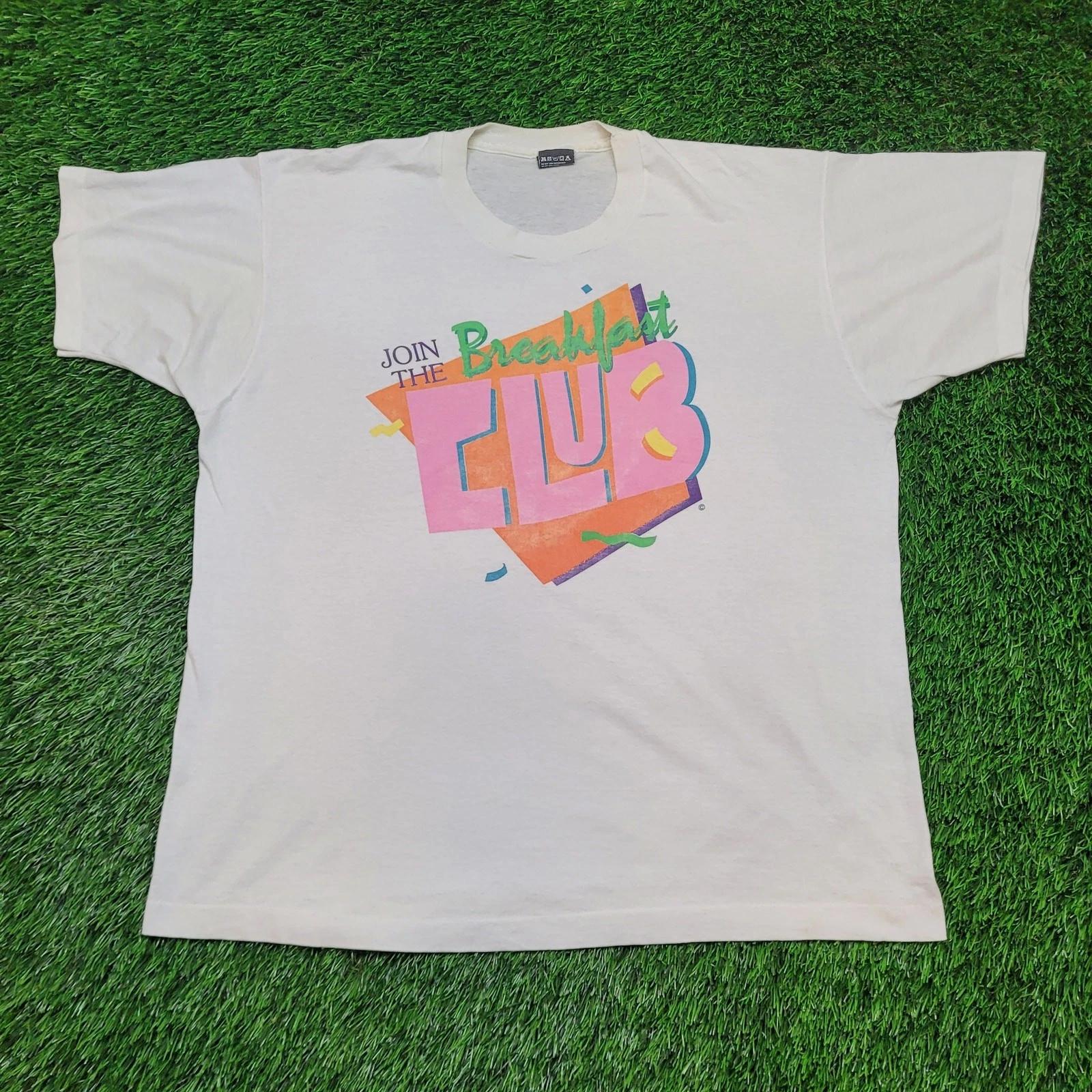 

RARE VTG 80s The Breakfast Club T-Shirt Mens XL Single Stitch USA 2XL