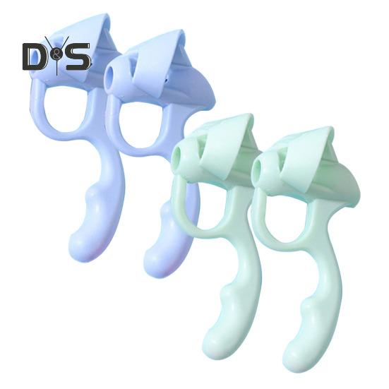 4 szt./zestaw silikonowy uchwyt na ołówki zapobieganie odciskom palców pomoc w prawidłowej postawie ergonomiczny dziecięcy antypoślizgowy uchwyt na ołówki