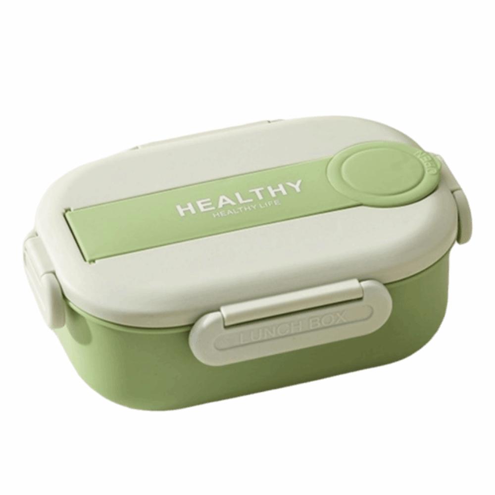 Stainless Steel Divides Food Container 3/4 Grids Food Storage Crisper Insulation Lunch Box  Outdoor