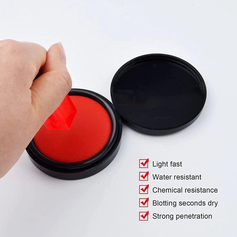 Waterproof Mini Fingerprint Ink Pad Anti-Fake Signing Ink Pad Thumbprint Ink Pad  Agreement