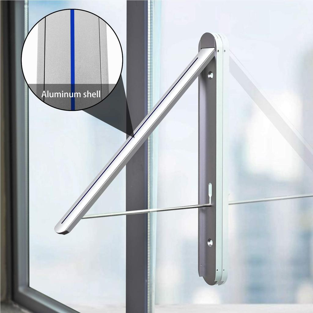 Clothes Drying Rack,Wall Mounted Clothes Hanging Rack,Retractable Folding Hanger,Laundry Room Organization,Drying Racks for