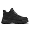Warrior Casual Versatile Fashion Trend Daily Commuting Martin Boots Men Boots Black WXP(WZ)-276901
