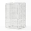 Clear Plastic Bread Storage Container with Magnetic Door Counter Display 16.93 X 10.63 X 9.45Inch for Bakery Cookies Donuts