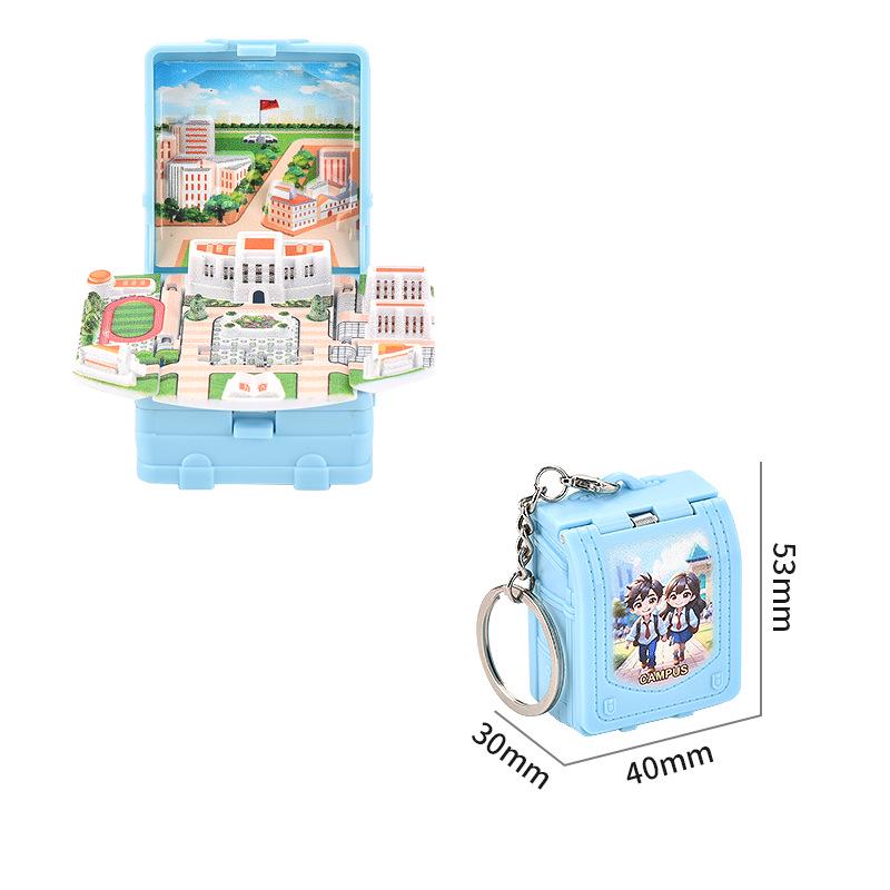 Kluczówka-Zabawka Zamek Pop-Up i Koszykówka z Dinozaurem Astronautą - Kreatywny Prezent Odstresowujący