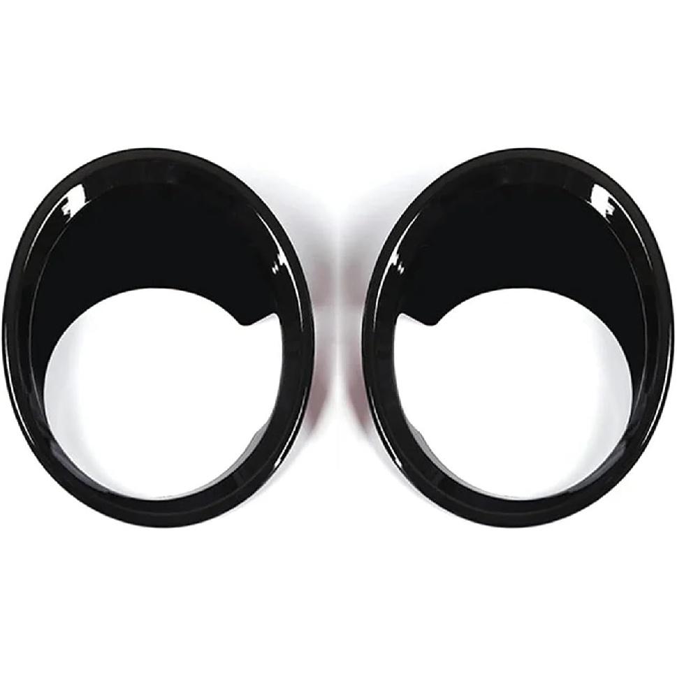 

Подходит для BMW X1 F48 2016-2019, крышка противотуманной фары, рамка противотуманной фары ABS, отделка кольца лампы, внешние аксессуары для автомобиля, черный чёрный