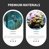 Underwater Led Fish Tank Lamp with Suction Cup Submersible Aquarium Light for Aquatic Plants and Fish Us Plug for Freshwater and Lighting