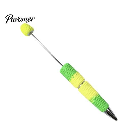 Creative Writing Supplies DIY Beadable Pen, Colorful Fancy Beaded Crafting Ballpoint Craft Pens for Adults Gift Students, Party Favors, Office