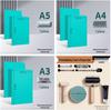 Double-Sided Green A4 Soft Rubber Printmaking Carving Plate Set with Ink Pad