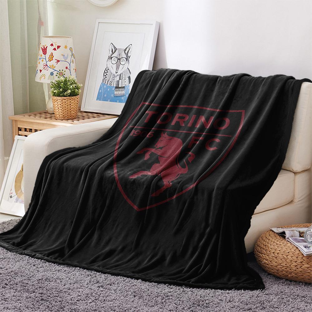 Torino Football Club Flannel Blanket, High quality Comfortable for All Seasons, Home Decor, Warmth and Comfort