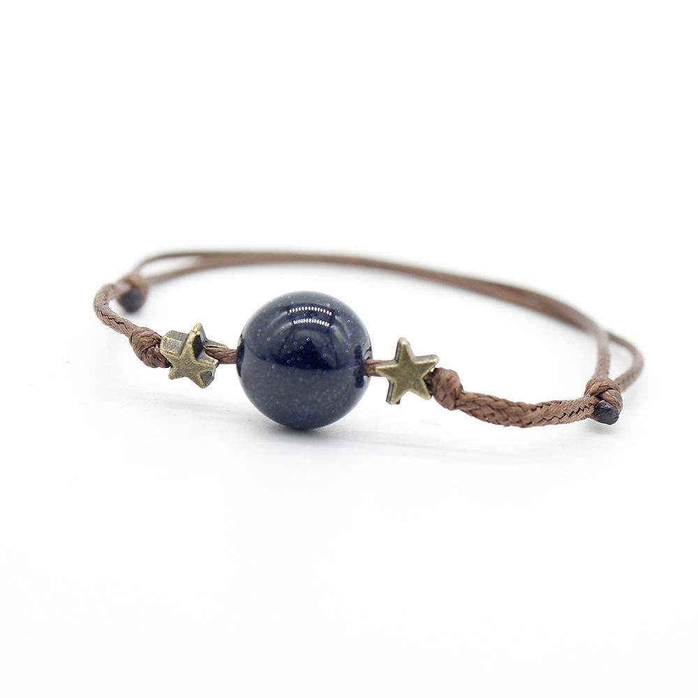 

JYL TS Bracelet Women s Natural Beaded Design Brings Healing 6177B Blue Sand колір візантії