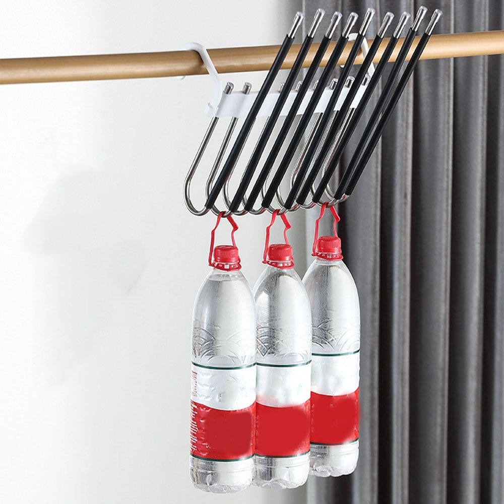 Large Capacity 9 Layers Pants Hangers Stainless Steel Multi-layer Trouser Rack  Clothes