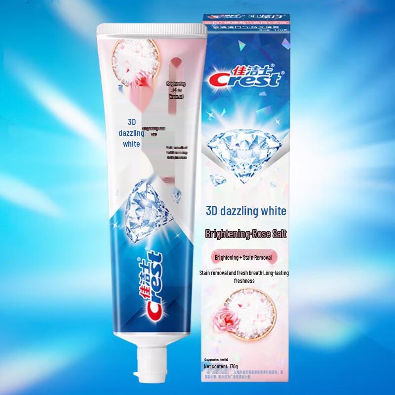 Crest 3D White Rose Salt Toothpaste (5-pack)