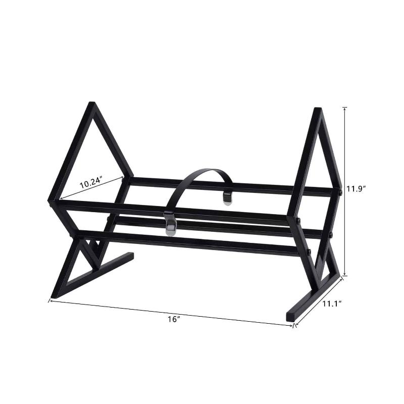 Soporte de Vinilos Metálico Negro Pantalla de Escritorio Estante de Almacenamiento Oficina en Casa Pantalla Para Suministros de Discos de Vinilo