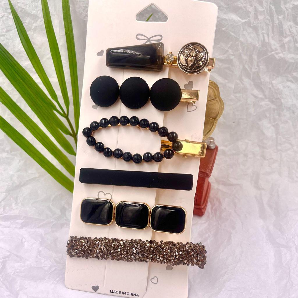 Women's Floral Pearl Hair Clip Accessory