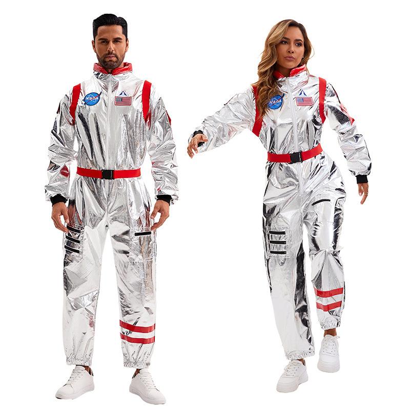 Halloween Show Costumes Men and Women Wandering Earth Astronaut Clothes Space Suits Pilots CO Astronaut Costumes