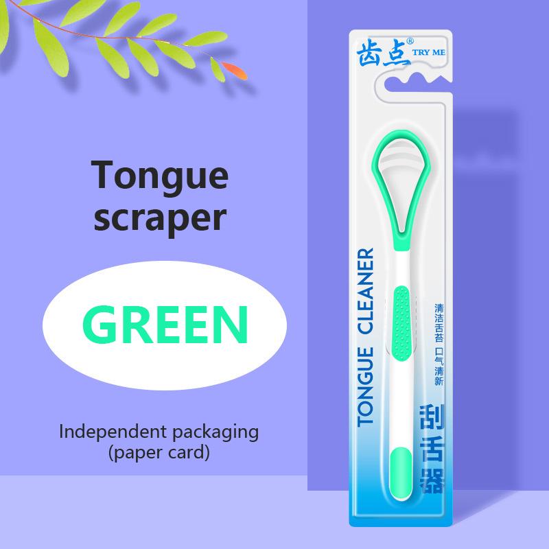 1Pc Triple Effect Tongue Scraper Reusable Fresh Breath Oral Hygiene Care Cleaning Tool for Healthy Teeth