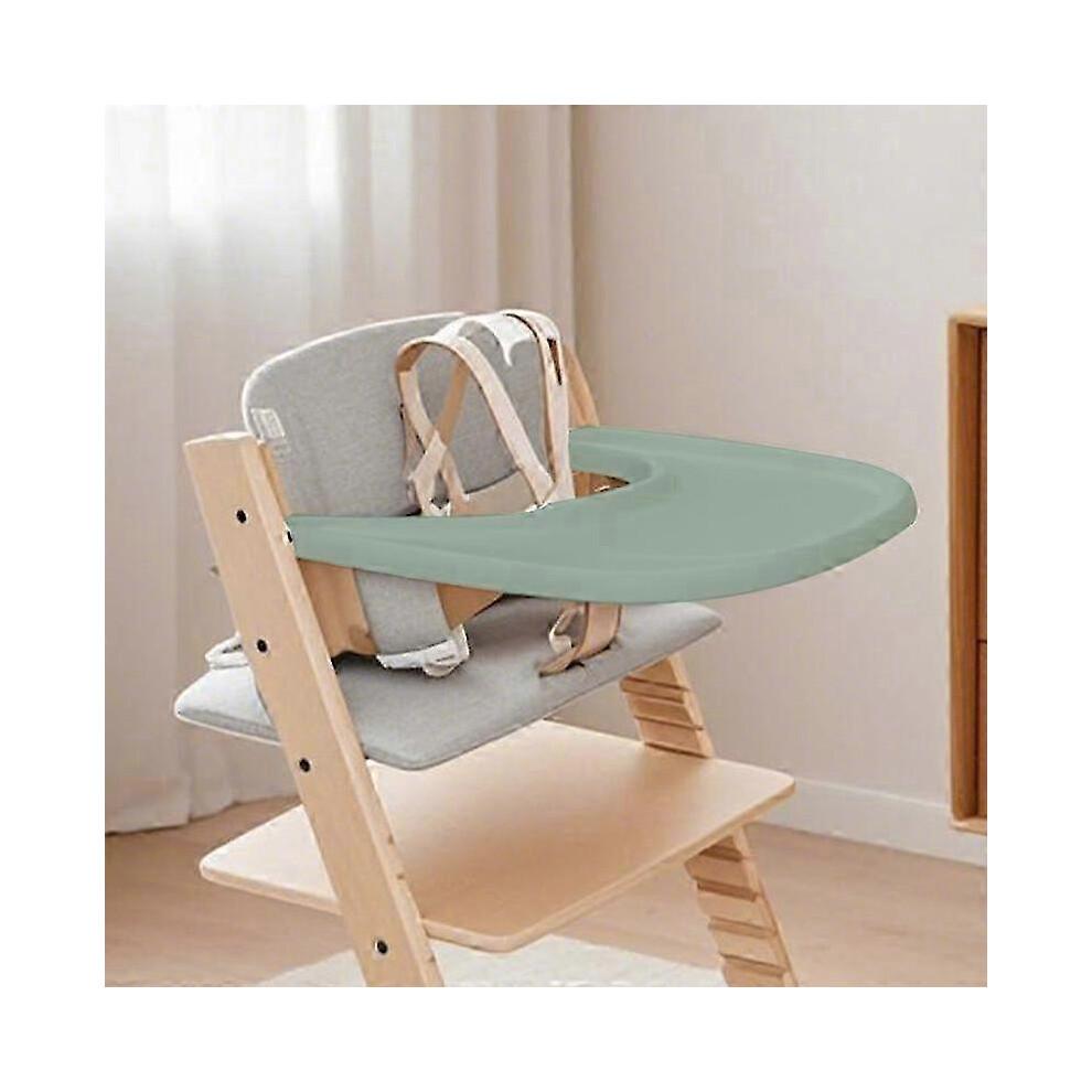 (Green) 2025 Baby Seat Tray For Stokke Tripp Trapp Highchair Used As A Snack Plate or Toy Tray Storage Rack Vacuum Adsorption