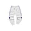 Retro Sports Letter Print Color Block Loose Woven Sports Pants Women Pants White T11W141803FWT