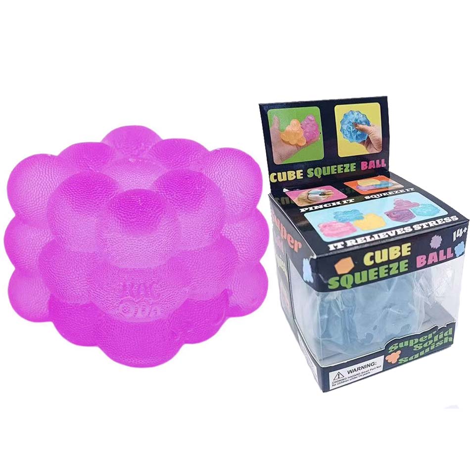 Jouets Nouveau bonbon tridimensionnel à malaxer musique adulte Soulagement du stress Sensoriel à presser Décompression Cube de simulation Cadeau de fête