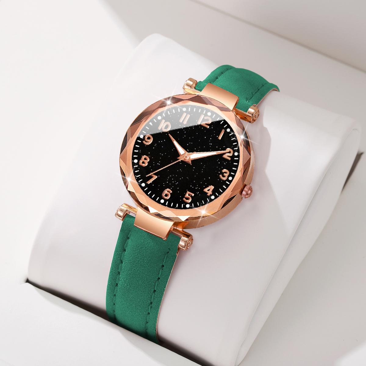 

Модные женские кварцевые часы с арабским циферблатом, повседневные наручные часы с кожаным ремешком для женщин, часы Reloj Mujer