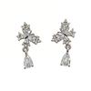 Crystal Butterfly Droplet Earrings Temperament Ladies' Ear Accessories Zircon Ear Stud  Girls