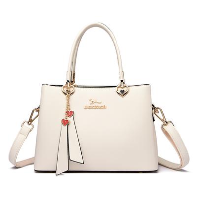 New Korean Style Fashion Trendy Soft Leather Large Capacity Handbag Single Shoulder Crossbody Bag