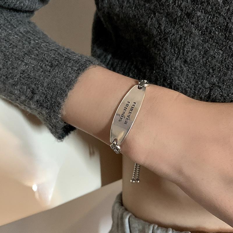 925 Silver Three-Layer Chain Circle Bracelet For Women Simple Exquisite Gift Wedding Accessories