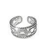 Delicate Pig Nose Flash Diamond Zir*****Pen Ring Set Light Luxury High Sense Cold Wind Personality Ring Woman