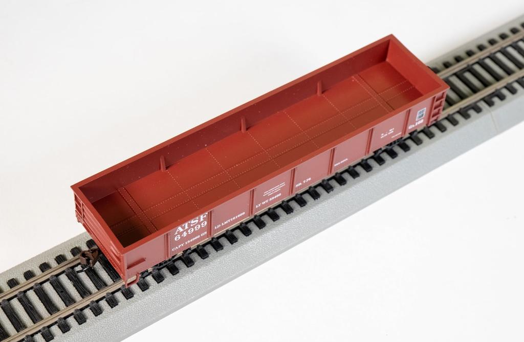 Bachmann Trains - 40' Gondola - Santa FE #64999 - Oxide Red - HO Scale