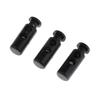 50pcs Plastic Double Hole Toggle Spring - XS038