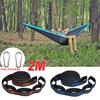 2M Multi-Schlaufen Verstärkte Polyester Hängematten Gurte 200kg Maximale Belastung Strapazierfähiges Verstellbares Utility Spanngurt für Camping Reise