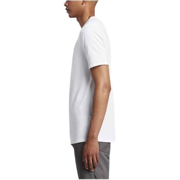 Nike T Shirts Mens Crew Neck Moderate Straight Fit 821947-100