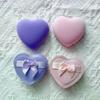1/2/5pcs Heart-Shaped Makeup Sponge Puff, Reusable Dry Wet Dual Use Candy Cosmetic Sponge for Foundation Powder