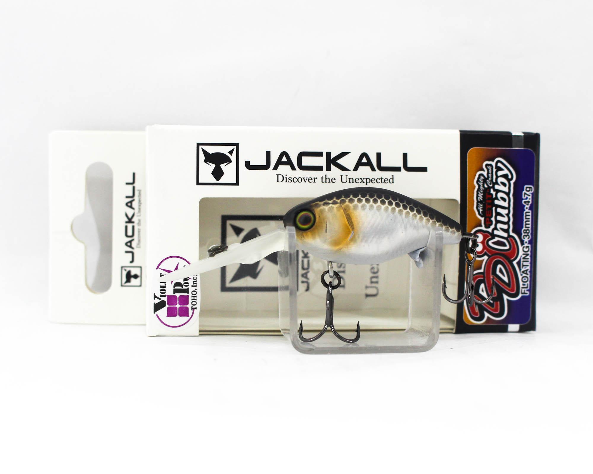 Jackall DD Chubby 38F Плавающая приманка УФ Матовый Серебристо-Черный (5380)