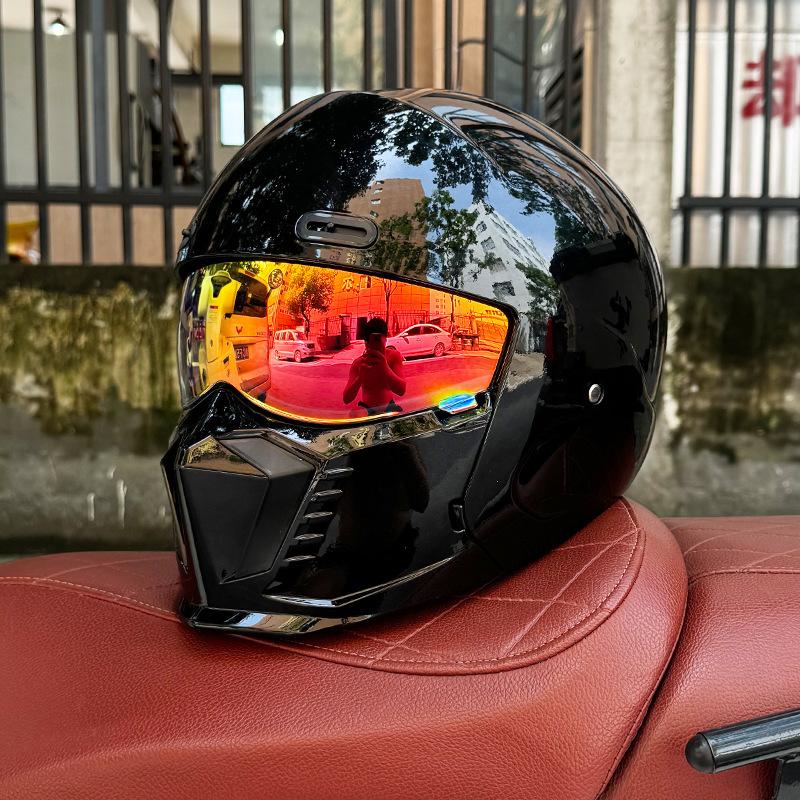 New Scorpion Retro Motorcycle Cascos Moto Locomotive Personality Multi-purpose Combination Helmet Half M L XL XXL XXXL