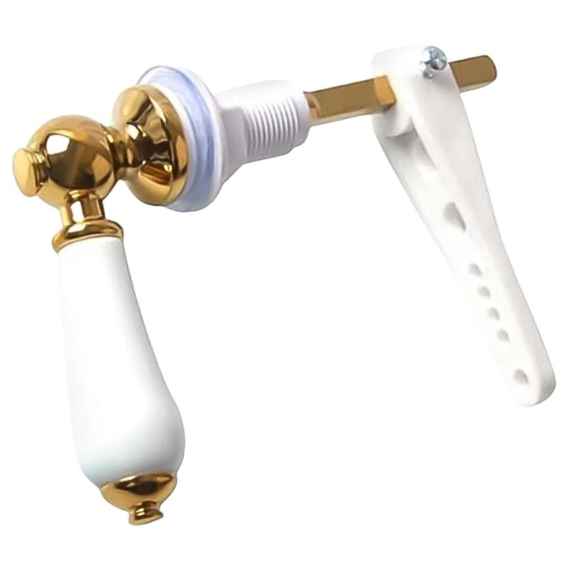 Ceramic Handle Split Toilet Wrench Ergonomic Grip Designs Ceramic Toilet Handle Spanner Tool for Universal Toilet Tank