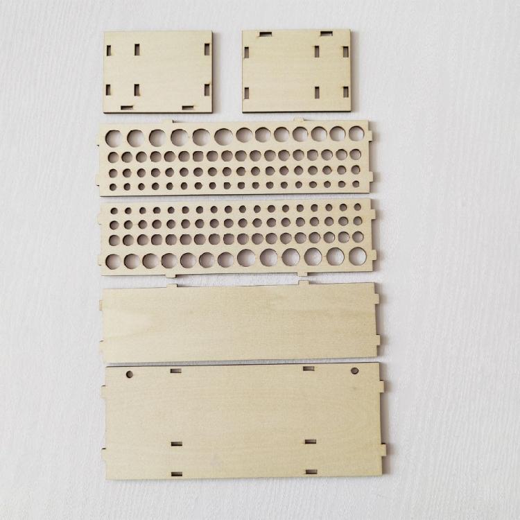 Boxwood Pen Storage Solution Multi Hole Design Pen Hold For Paint Supplies Office Equipment School Accessories