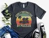 Easily Distracted By Puzzles Shirt, Puzzle T-Shirt, Puzzle Lover Gifts, Gift for Puzzle Lover, Puzzle Shirts, Puzzle Lover Shirt