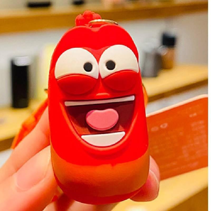 Larva Toy Keychain Schoolbag Decorative Pendant Pvc Material Children Gifts